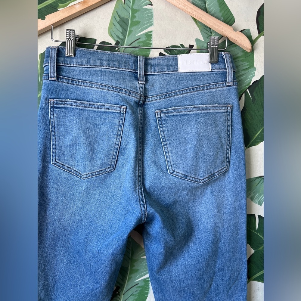 Pistola Womens Medium Wash Lennon Crop Boot Leg Jean Zuma Denim 27 - Picture 11 of 15